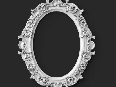 Frame 2 ornate 3D print model