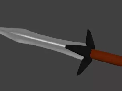 Sward image Free low-poly 3D model