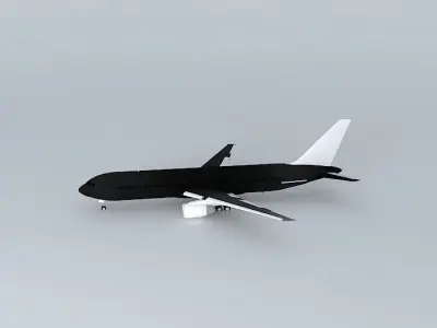 Template - Boeing 767-300ER Free 3D model