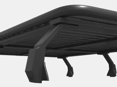 SUV Roof Cargo Platform 3D model