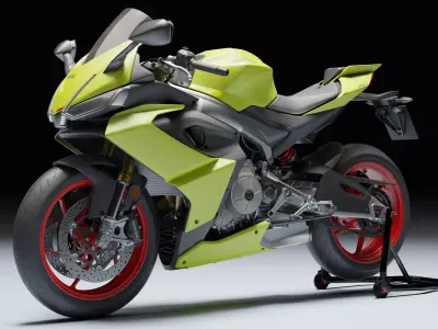 Aprilia RS 660 2024 Low-poly 3D model