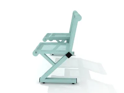 Hospital Bench 12 3D model