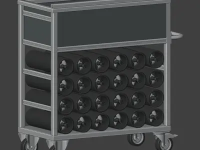 Rollwaegen 3D model