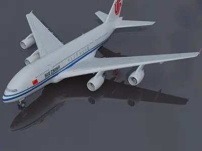 Air China Airbus  3D model