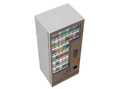 Cigarette Vending Machine  Low-poly 3D model