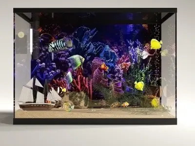Aquarium 3D model purchase