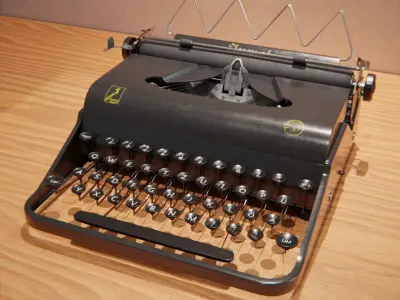 Juwel Model 3 Typewriter Low-poly 3D model