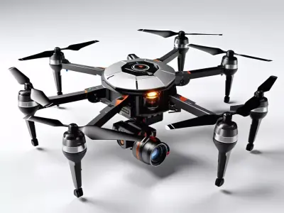 Professional Camera Drone 3D Model 3D model