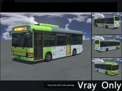 Japanse Traffic 3D Model Pack