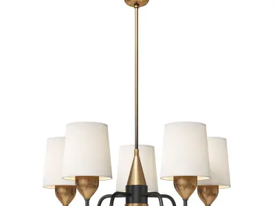 1STDibs chandelier Fog and Morup 3D model