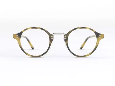 Oliver Peoples Op 1955 Cocobolo Antique Gold Sunglass 3D model