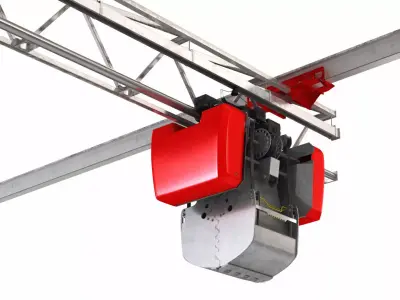 Farm Silage Crane Low-poly 3D model