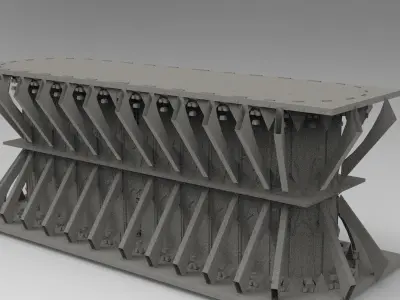 Cathedral airship center 2 3D model