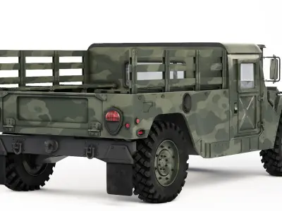 Humvee Military M1151 M1114 M998  M1097  M1113  M1046  3D Model Pack