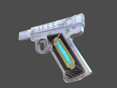 Persona 3 Evoker  Low-poly 3D model