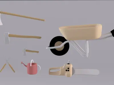 11 Tools Collection 3D model
