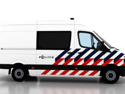 Mercedes Benz Sprinter L2H2 2009 Netherlands Police 3D model