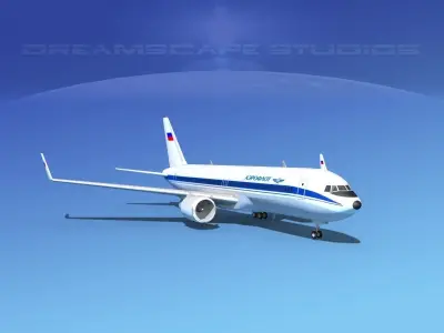  Boeing 767-300 Aeroflot 1 3D model