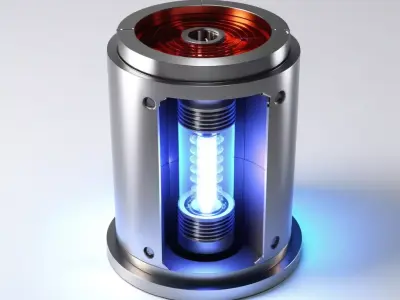 Futuristic Energy Core Reactor 3D model