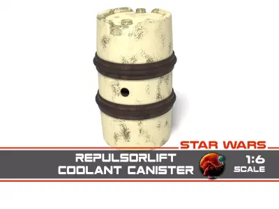 Repulsorlift Coolant Canister 1-6 scale Hottoys  3D print model