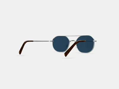 Renaldo Sunglasses in Antique Silver 3D model