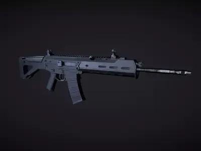 Bushmaster-223 Black Active 3D model