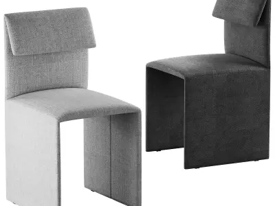 324 Resident Sacha Chair by Philippe Malouin 3D model