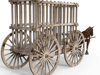 CART with cell 3D model