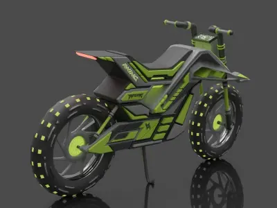 Modern Bike 3D model buy