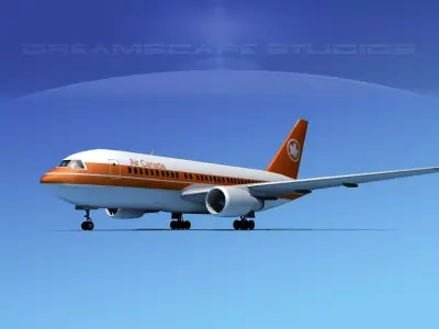 Boeing 767-100 Air Canada 1 3D model