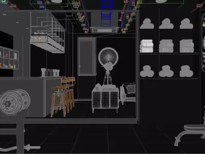 Luminous Fitness Studio 3D model
