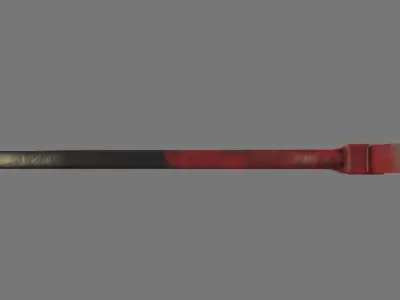 Axe model gun with handle 3D model