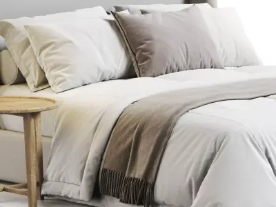 Chloe Bed 3D model purchase