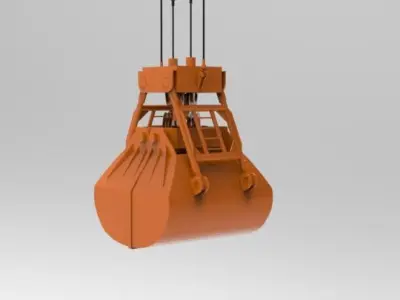 Crane 3D model 4