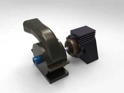 Blower Assembly Free 3D model