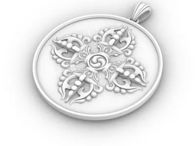 VAJRA - DORJE PENDANT  3D print model