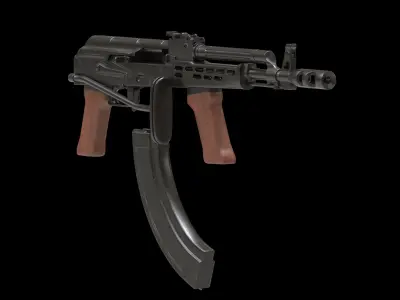 AMD 65 Low Poly  Low-poly 3D model