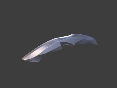 Knife sword 3D model