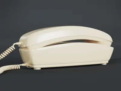 Retro Telephone - Gondola 3D model