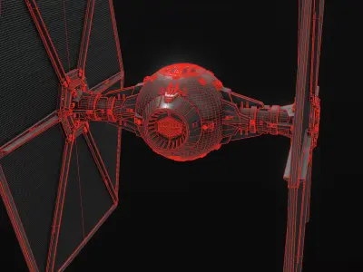 Tie Fighter 3D model