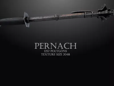 Pernach Low-poly 3D model