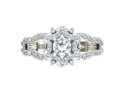 Wedding Ring  3D print model 100