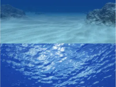 Underwater Scene Animated 3D model