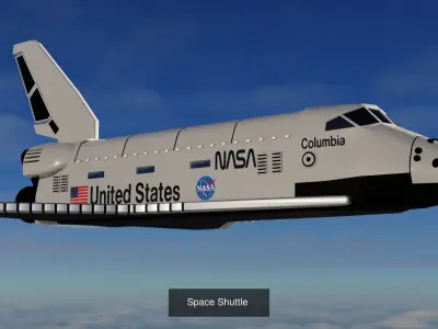 Space vehicles 3D Model Pack