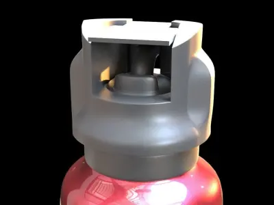 Pepperspray police 3D model