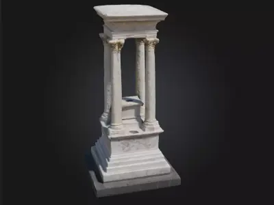 Monumental Elegance  Majestic Designs in Stone 3D model