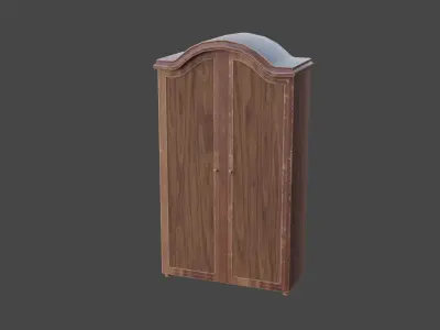 Wardrobe Low-poly 3D model get