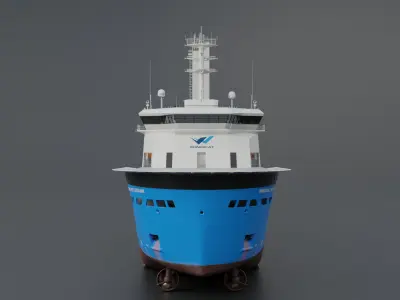 CSOV WindCat Offshore 3D model