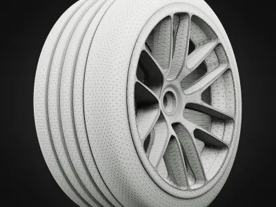 Realistic Tires Michelin Super Sport - Blender 4k Textures 3D model