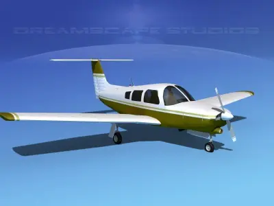 Piper Turbo Arrow III 3D model purchase